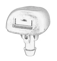 Diuza spalator parbriz Fata potrivit PEUGEOT 207 2006-2015