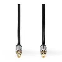 Cablu Audio Stereo Nedis 2.5 mm - 3.5 mm, 1 m, Negru