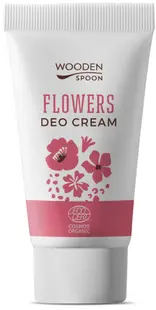 Wooden Spoon Cremă - deodorant Flowers, 40 ml