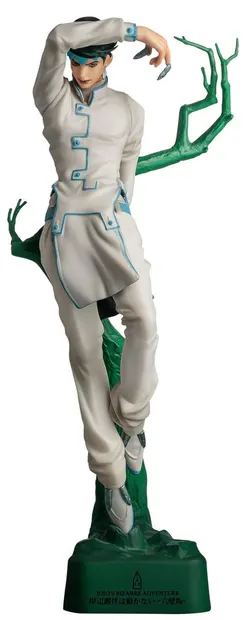 Statuetă Medicos Entertainment Animation: JoJo's Bizza Adventure - Rohan Kishibe (White), 19 cm