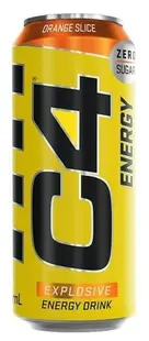 C4 Explosive Energy Drink, bucăți de portocală, 500 ml, Cellucor