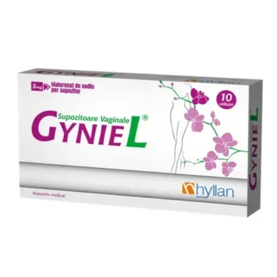 GynieL supozitoare vaginale, Hyllan Pharma | 10 supozitoare