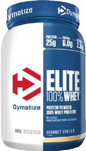 Elite 100% Whey, gourmet vanilla, 942 g, Dymatize