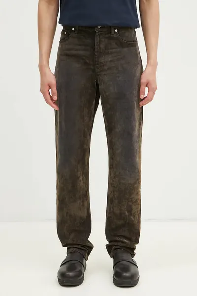 Helmut Lang adidas Originals jeans Mid Rise Slim.Flock1