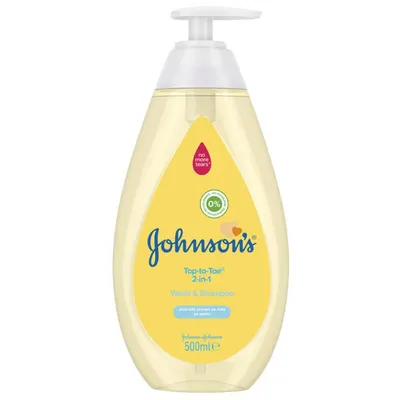 Lotiune de spalare si sampon 2 in 1 Johnson's Baby Top-to-Toe, 500ml, Johnson&Johnson