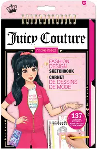Carte de colorat Make it Real -Design vestimentar Juicy Couture, cu autocolante