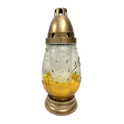 Candela din Sticla in Forma de Ou, 23.5 cm