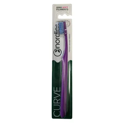 Periuta de dinti Curve 6580 filamente - moale - violet Nordics