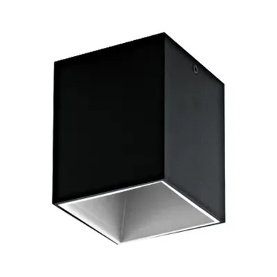 Polasso square 3,3W 3000K outside black, inside white IP20