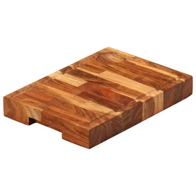 vidaXL Tocător, 30x21x4 cm, lemn masiv de acacia