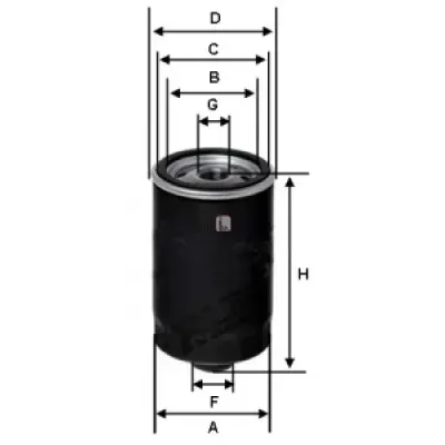 Filtru ulei SOFIMA S 1563 R