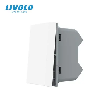 Modul Intrerupator mecanic simplu, cu revenire, 1M Alb