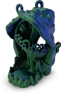 Print 3D de la 3D Morph Lab - Turn de zaruri, Ciupercă, mare, albastru-verde