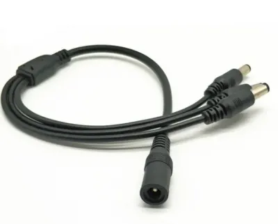Splitter cablu alimentare 1 x DC 5.5x2.1mm la 3 x DC 5.5x2.1mm M-T, DC1-3