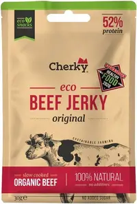 Carne de vită uscată organică, 30 g, Cherky