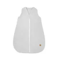 Sac de dormit, Qmini, Cu fermoar, Pentru bebelusi, De iarna, Din muselina dubla, 70 cm, Material certificat Oeko Tex Standard 100, Gray