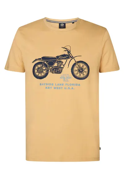 Tricou barbati galben - bumbac
