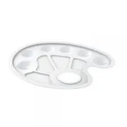 Paleta pictura Keyroad, 23. 2cm, plastic, ovala, KR971855