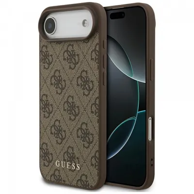 Husa pentru Apple iPhone 17 Air, Guess, 4G Classic, Maro