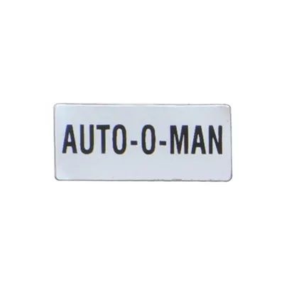 Eticheta cu Text pentru Lpx Au100 Legend Holder, For Selector Switches, Auto-o-Man