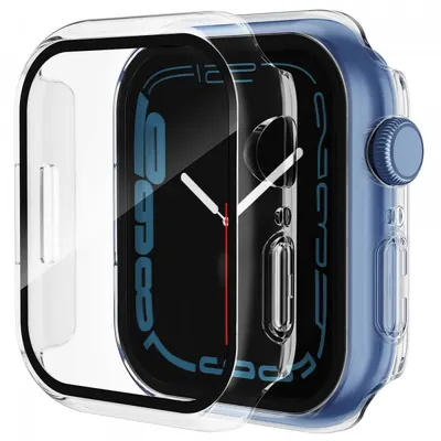 Husa Techsuit Defense360 Pro pentru Apple Watch 7 45mm Series, Transparenta