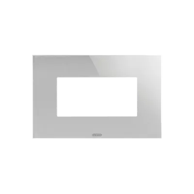 Placa ICE - sticla - 4 module - TITANIUM - CHORUS