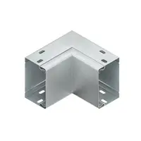 Cot interior 90° cu perforare conector cu surub, cu capac LEIC 60.200