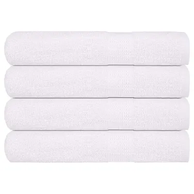 vidaXL Prosoape de saună, FROGN, 4 buc., alb, 80x200 cm, 360 g/m²