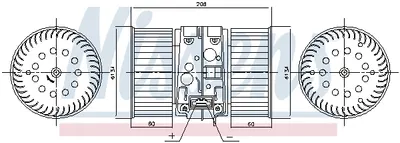 Ventilator Habitaclu Potrivit Fiat Talento; Nissan Nv300; Opel Vivaro B; Renault Grand Scenic Iii, Scenic Iii, Trafic Iii 1.2-2.0d 12.08