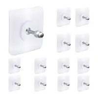 Set 10 carlige autoadezive, ultrarezistente