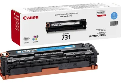 Cartuș toner Canon - CRG-731, pentru i-SENSYS LBP7100C/7110C, cyan
