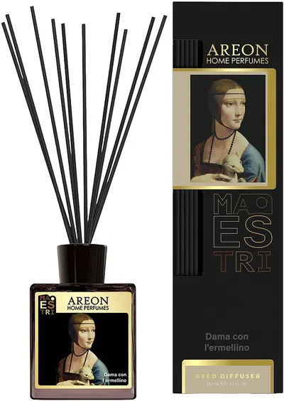 Bețișoare de tămâie Areon Maestri - Dama con l’Ermellino, 150 ml