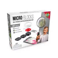 Set Microscop 3 in 1, Eastcolight Micro-Blocks