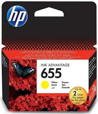 Cartus cerneala HP 655 (Galben)