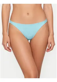 Slip de bikini dama - albastru - material sintetic - fara inchidere
