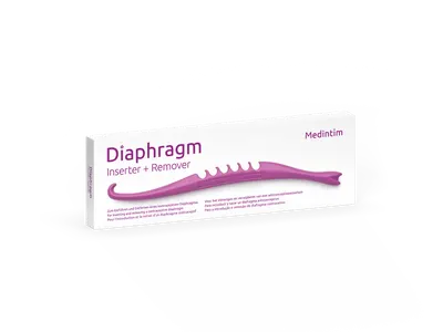 Aplicator + extractor Caya – inserare și îndepărtare ușoară a diafragmei