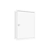 Flush-mounted frame flat + door 2-12, 3-part system, 100mm