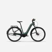 Bicicletă polivalentă electrică cu motor automat Owuru cadru jos E-ACTV 900 Gri
