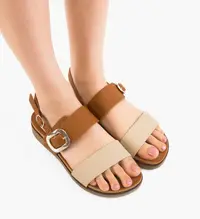 Sandale dama Erska Camel