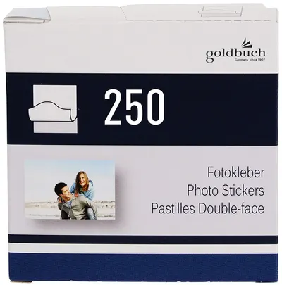 Autocolante autoadezive pentru fotografii Goldbuch - 250 buc, 7 x 7 cm