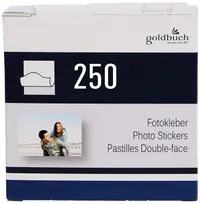 Autocolante autoadezive pentru fotografii Goldbuch - 250 buc, 7 x 7 cm