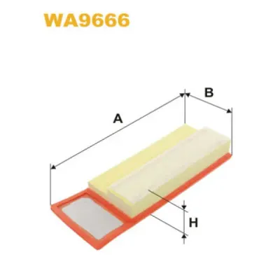 Filtru aer WIX FILTERS WA9666