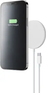 Încărcător wireless Cellularline - Mag, MagSafe, 7.5W, alb