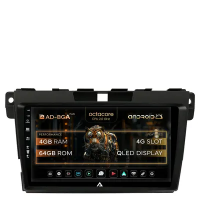 Navigatie Mazda CX-7 (2008-2013), Android, A-Octacore 4GB RAM + 64GB ROM, 9 Inch - AD-BGA9004+AD-BGRKIT326