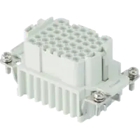 Contector industrial Mama - 57X27 - 42P + E 10A 250V / 4kV / 3 - CRIMP CONNECTION - GRI