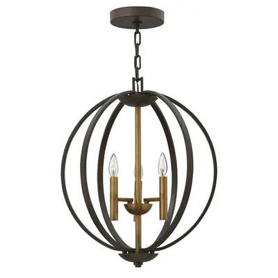 Lampa suspendata Euclid 3 Light Pendant Chandelier