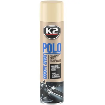 K2 Polo Cockpit Spray Silicon Bord Vanilie 600ML K406WA