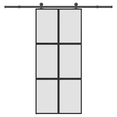 Gossi usa glisanta cu set de feronerie sticla temperata si aluminiu