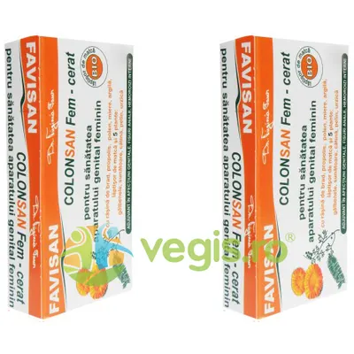 Pachet Colonsan Fem Cerat pentru Femei cu Laptisor de Matca Bio 19g +19g