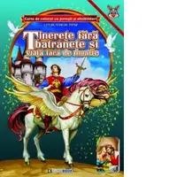 Tinerete fara batranete si viata fara de moarte. Carte de colorat cu povesti si abtibilduri cu litere mari de tipar (format A4 + masca surpriza)